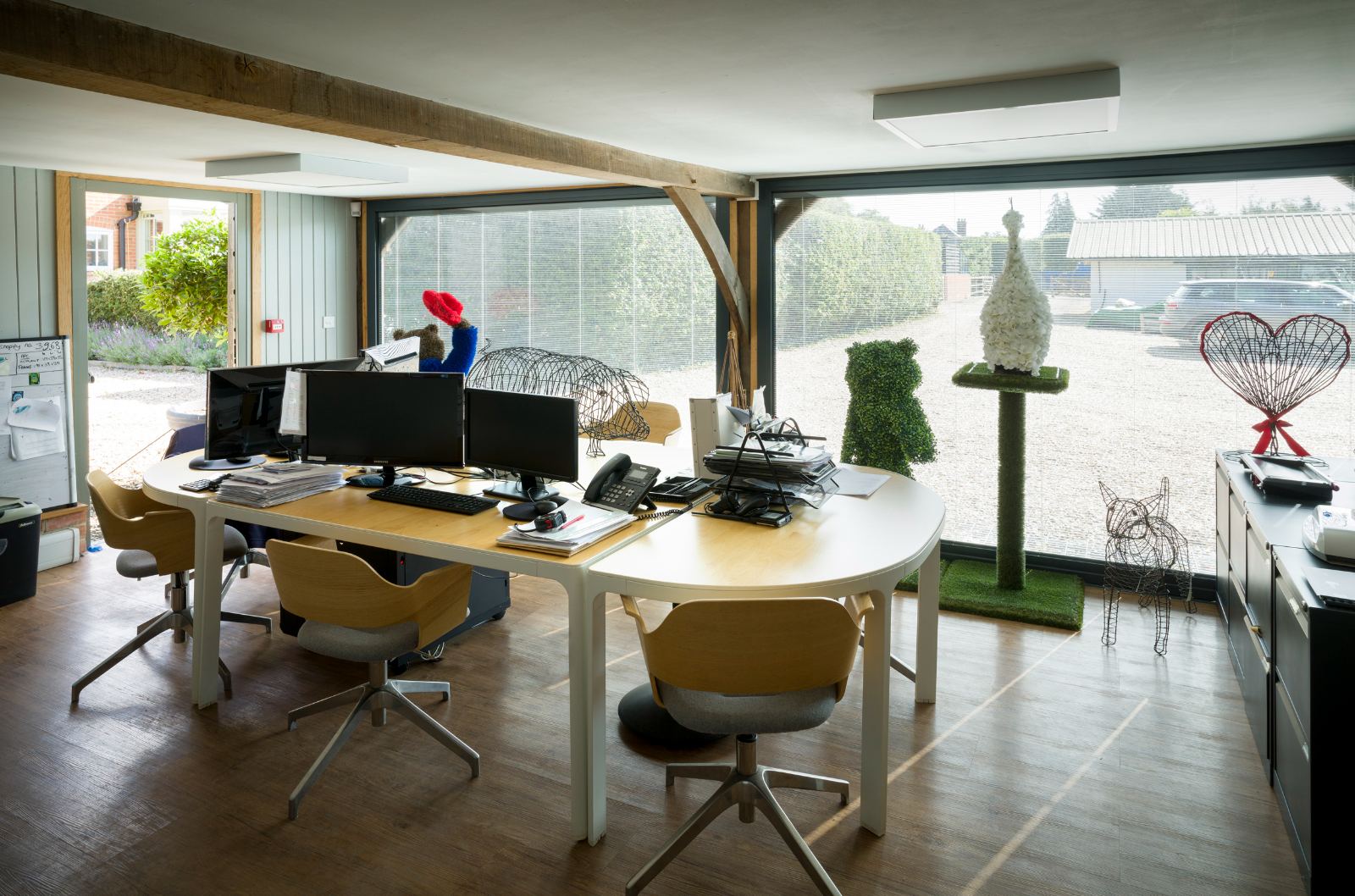 The studio where designs are drawn up